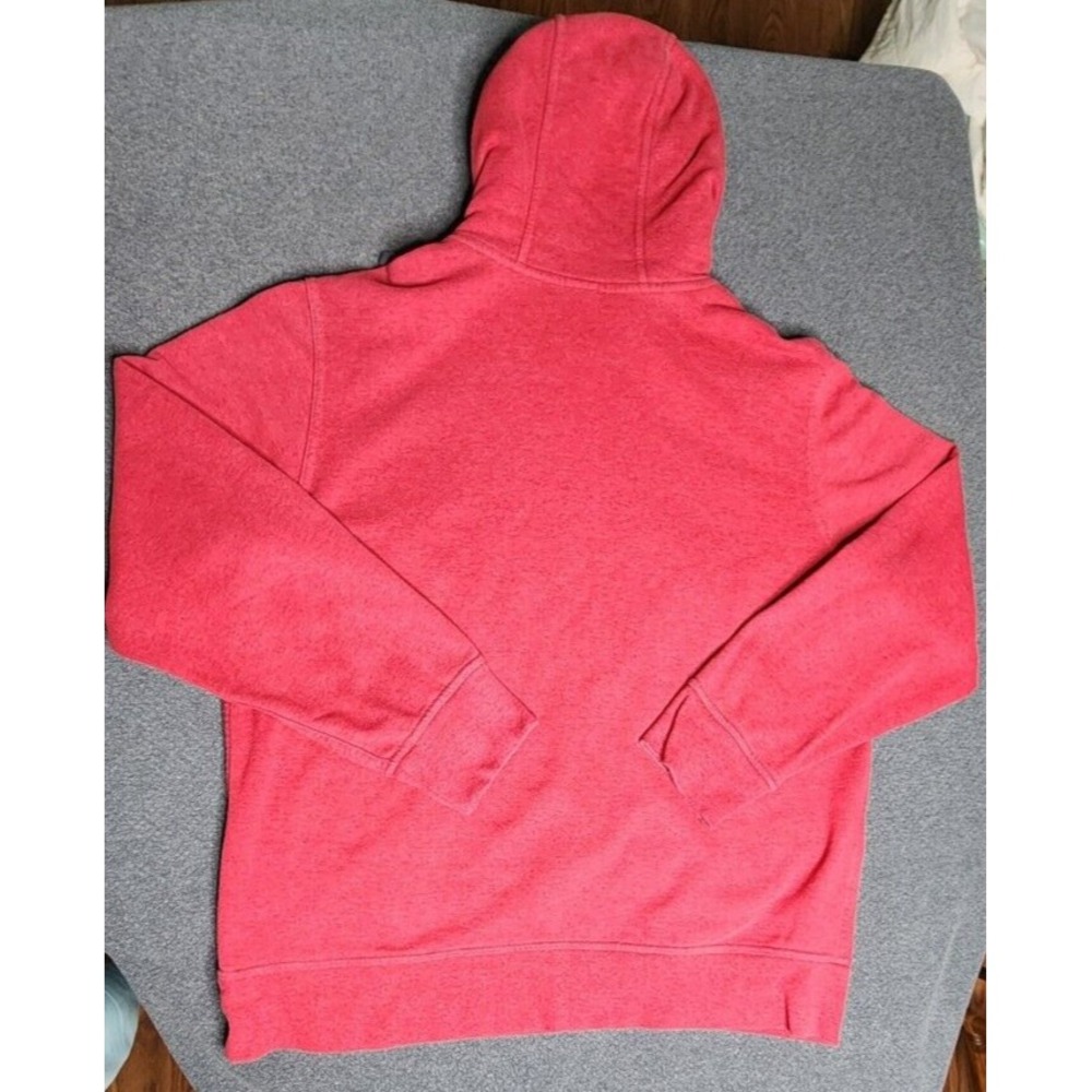 Men's The North Face Since 1968 Red Hooded Sweatshirt Long Sleeve Hoodie - XL/TG - Picture 4 of 5